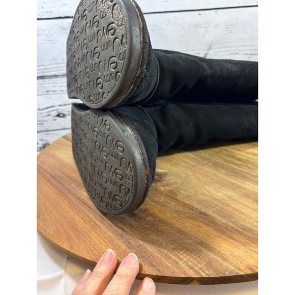 Women's EMU Australia Black Suede Winter Boots US 6 - Picture 12 of 16